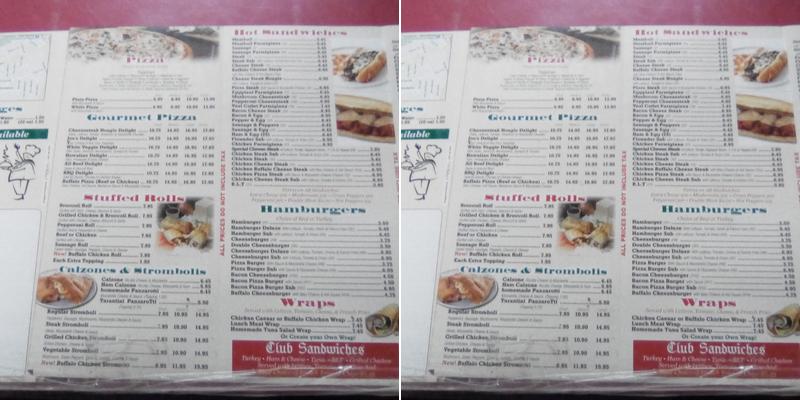 Penn Pizza Palace Menu