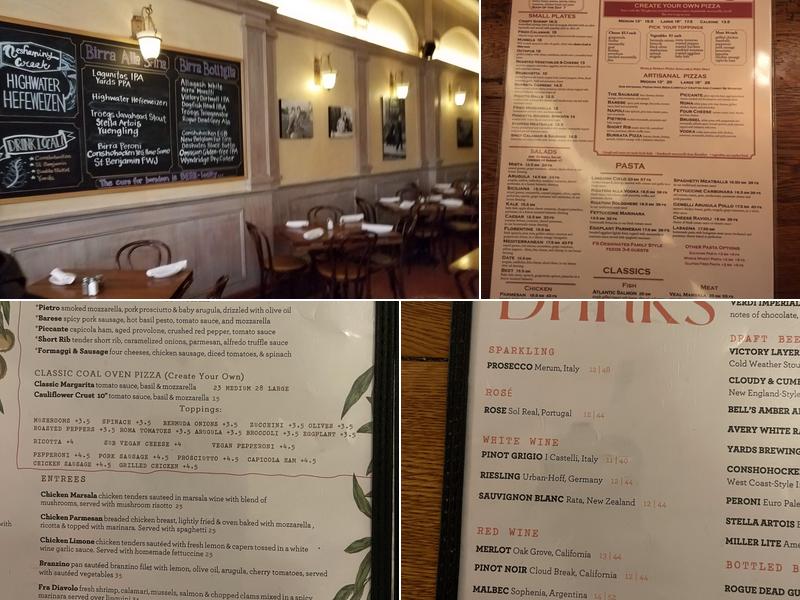 Pietro's Italian Menu