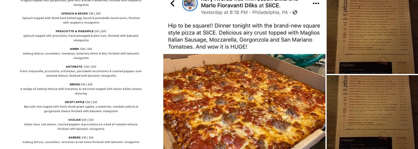 Slice Menu