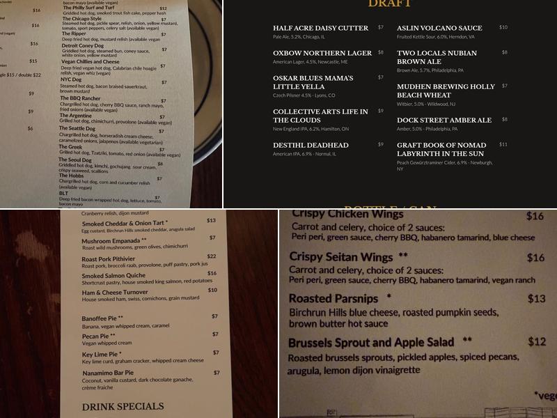 Royal Tavern Menu