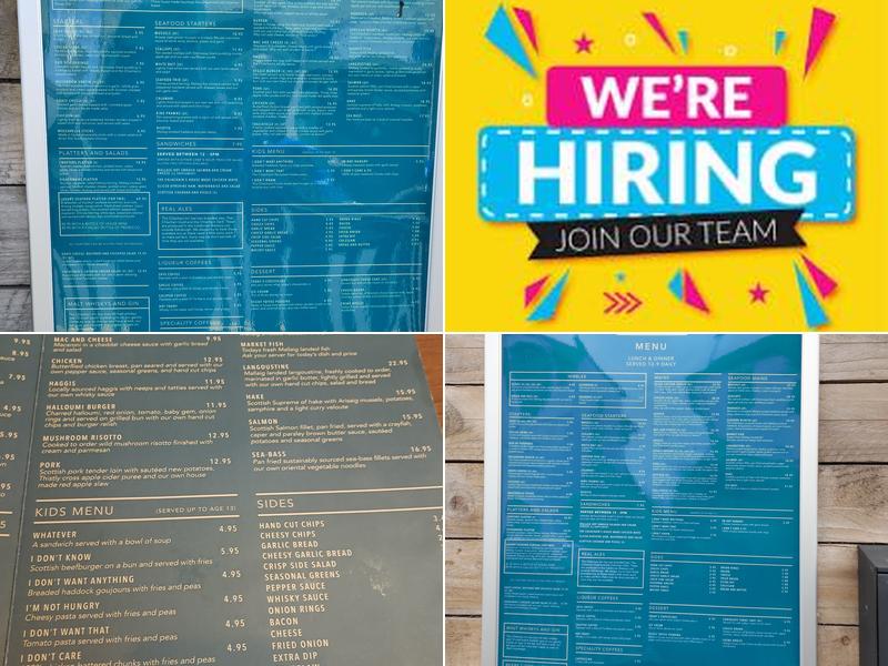 The Chlachain Inn Menu