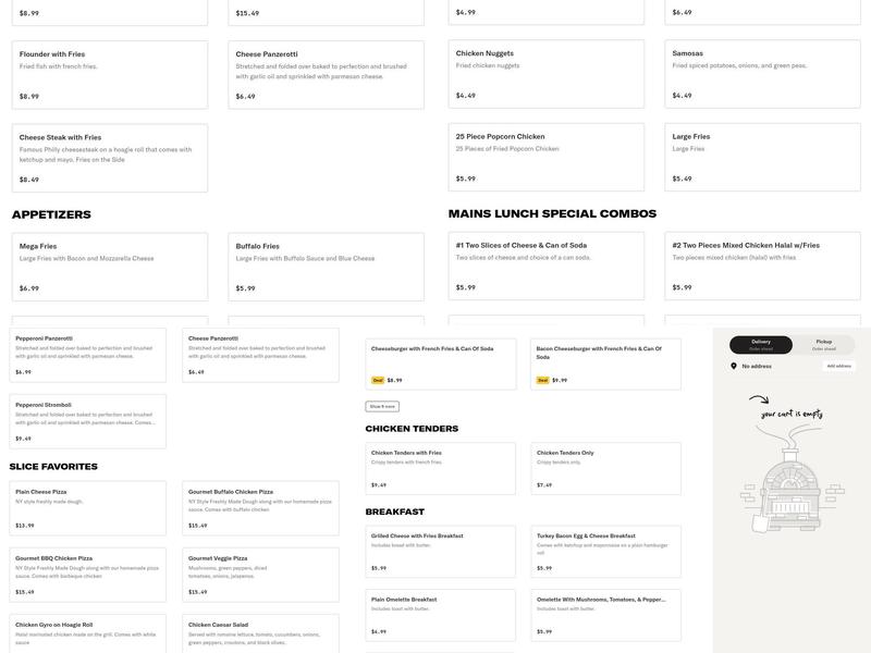 Crown Fast Food Menu