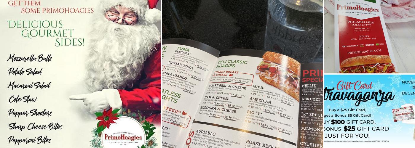 PrimoHoagies Menu