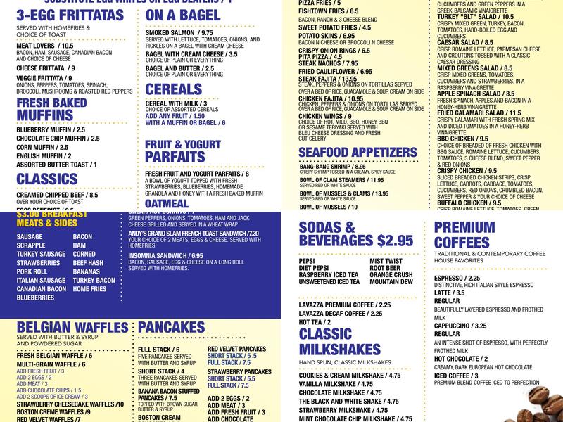 Fishtown Diner Menu
