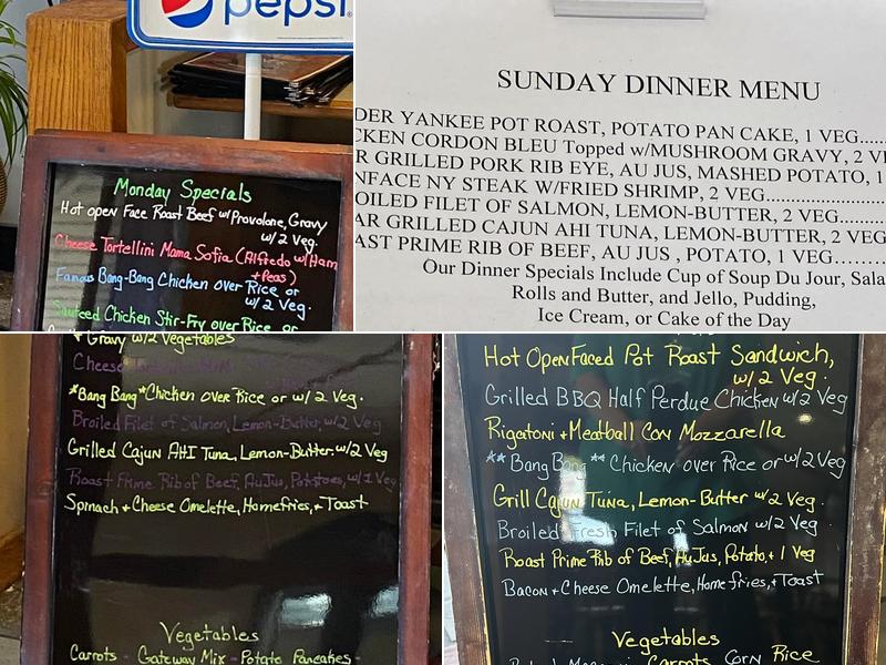 Gateway Diner Menu