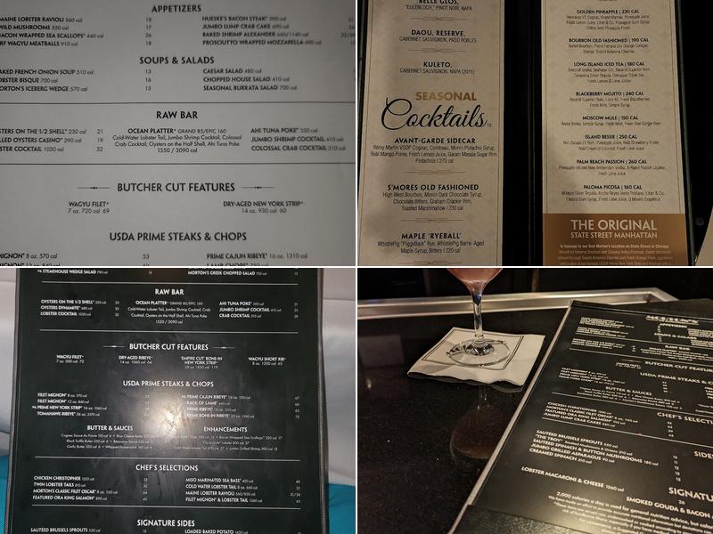 Morton's The Steakhouse Menu