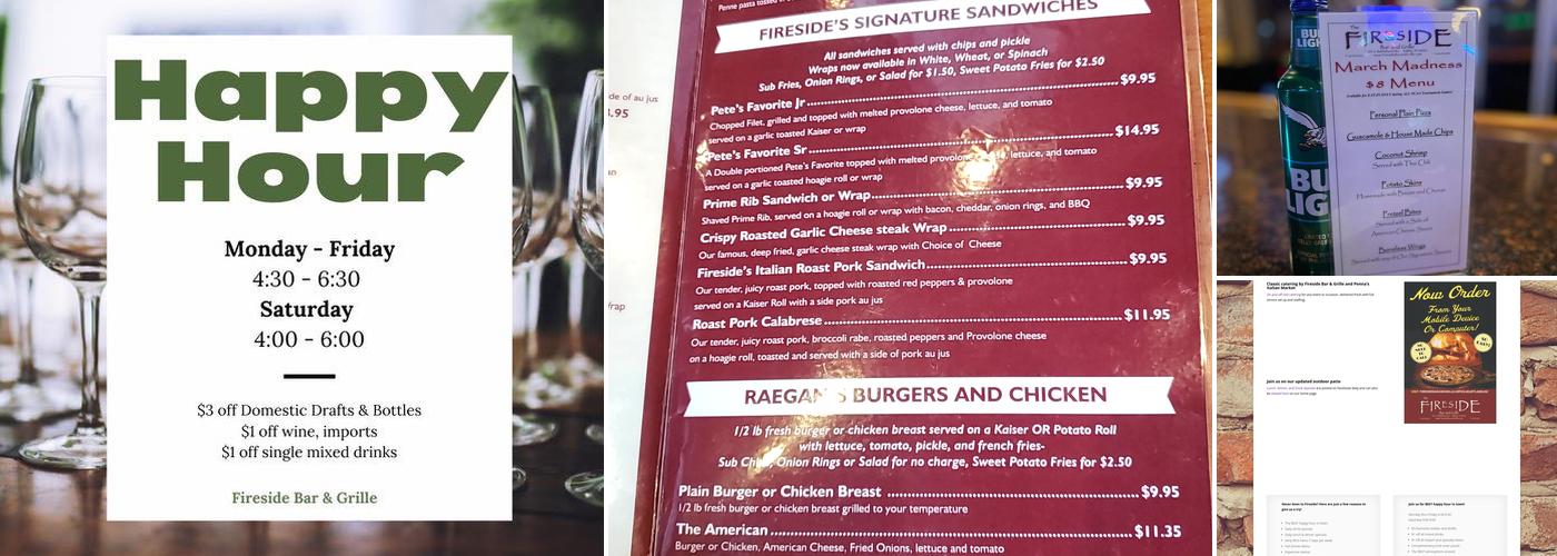 Fireside Bar & Grille Menu