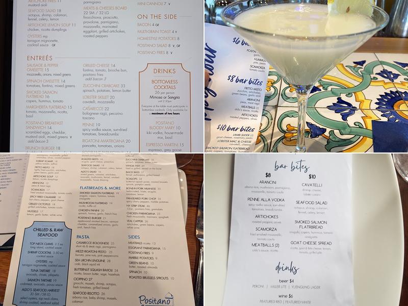 Positano Coast by Aldo Lamberti Menu