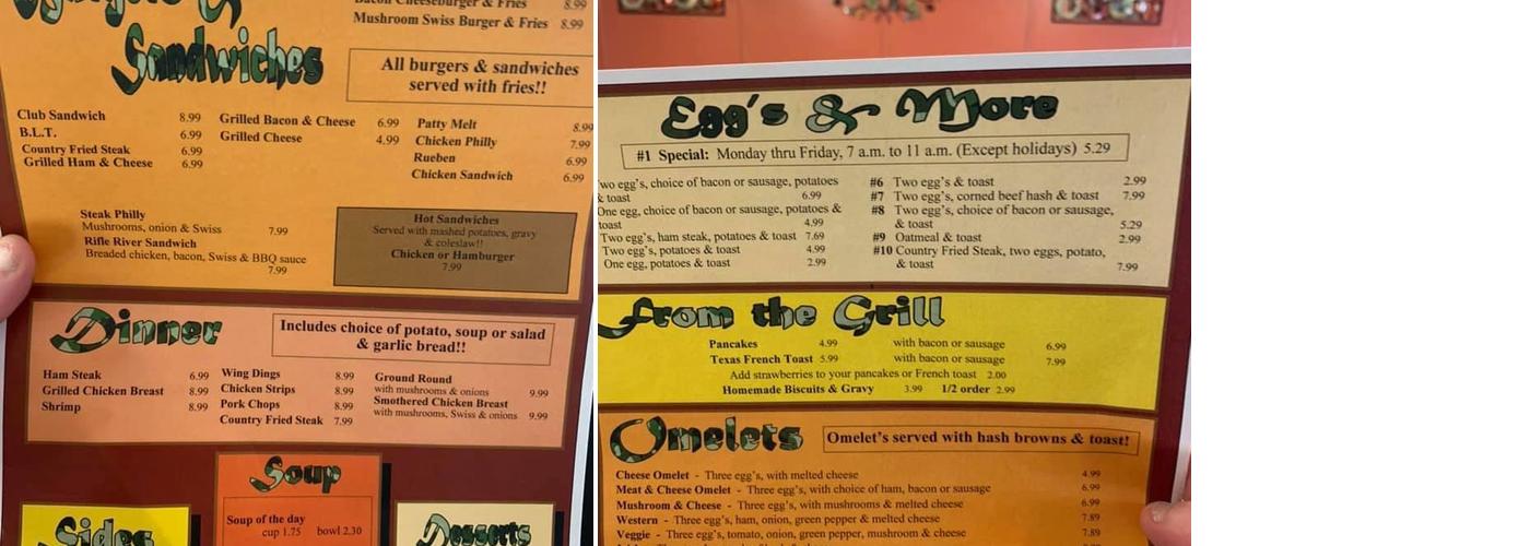 Miss Michelle's Menu