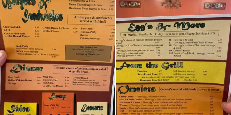 Miss Michelle's Menu