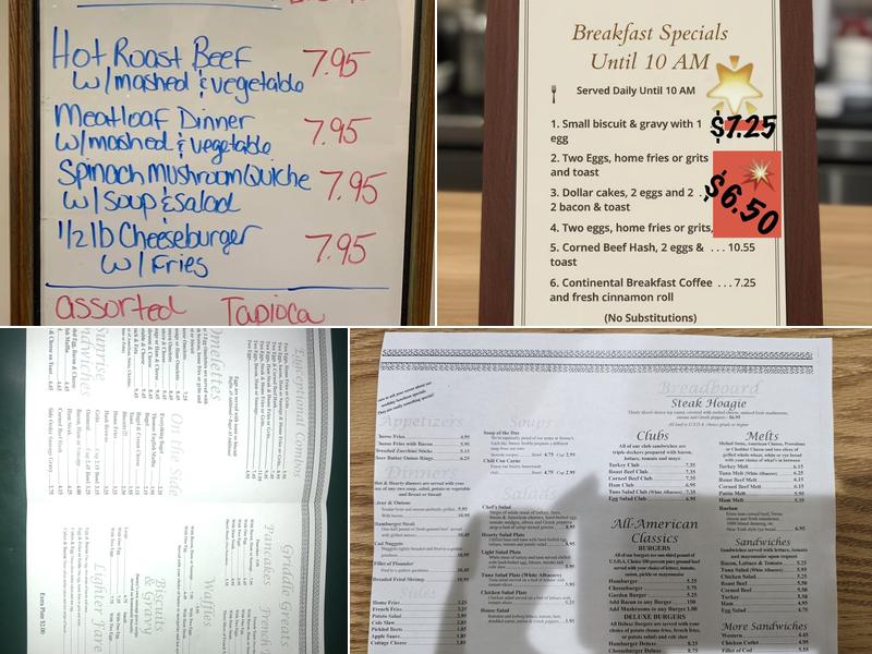 Jimmy's Boulevard Restaurant Menu