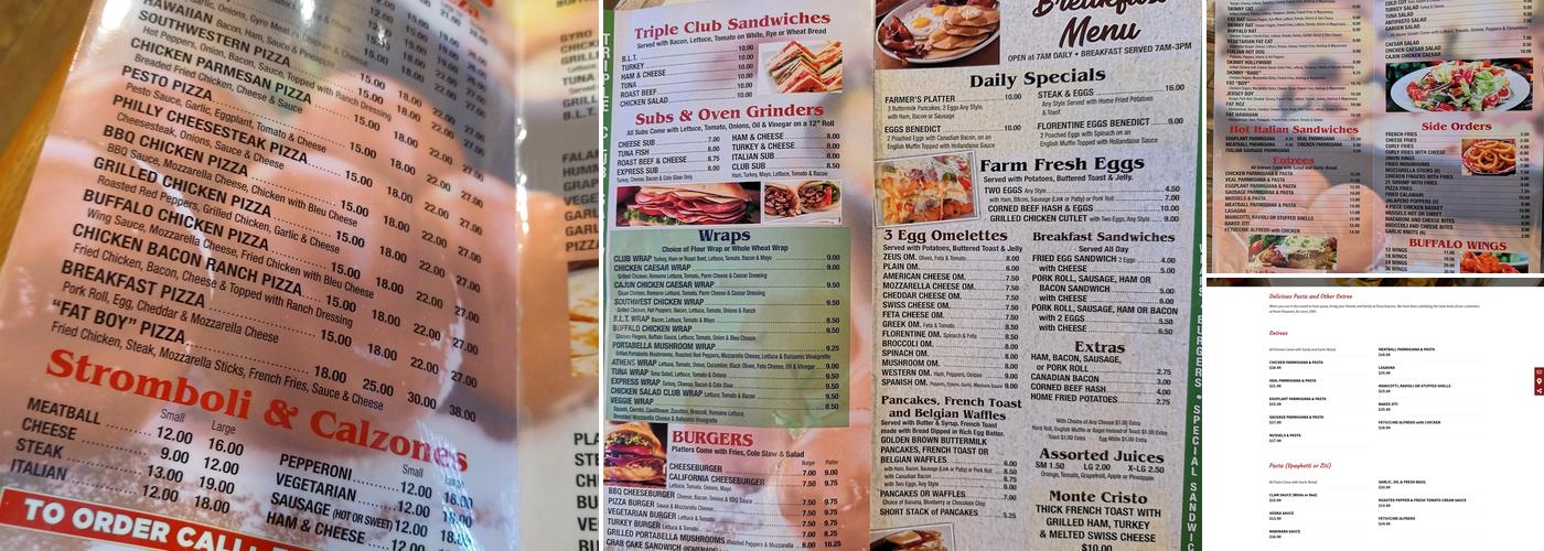 Pizza Express Menu