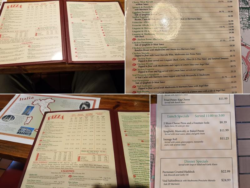 Vic's Pizza Italian Restaurant Menu