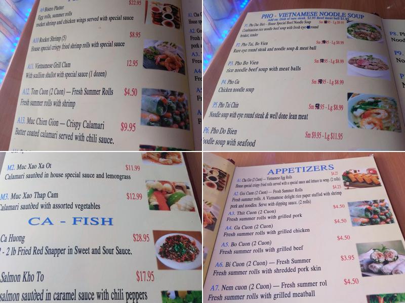 Vietnam Bistro Res Menu