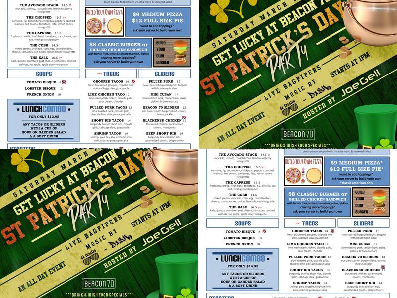 Beacon 70 Menu