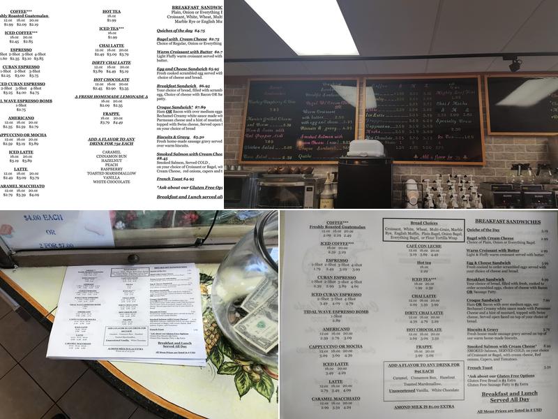 Cafe Monte Carlo Menu