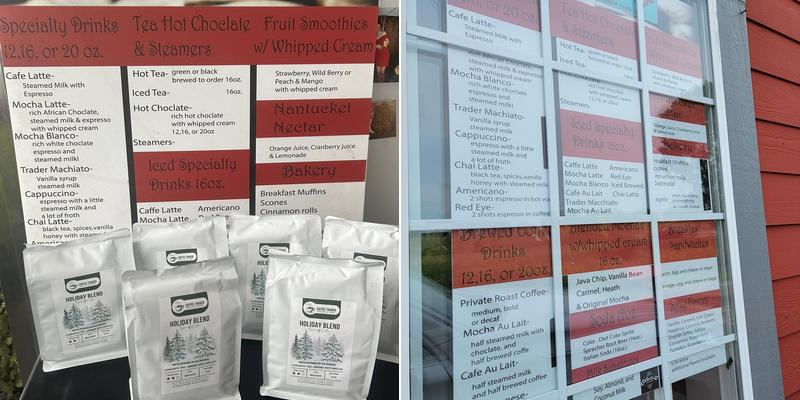 Coffee Trader Menu