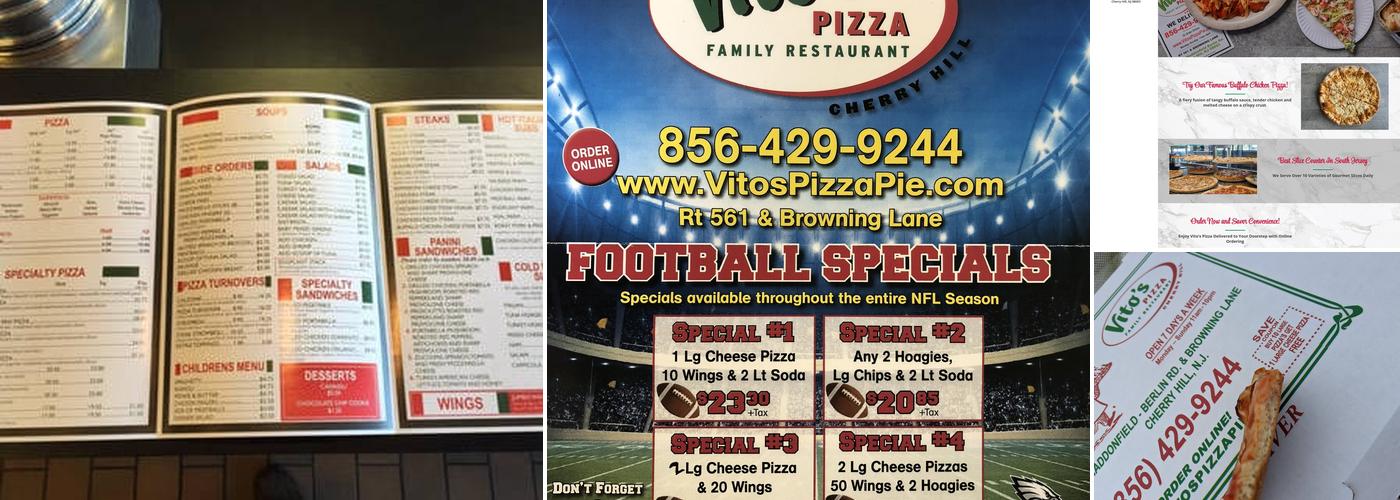 Vito's Pizza Menu