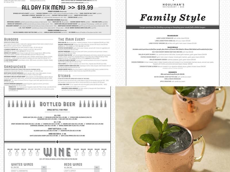 Houlihan's Menu