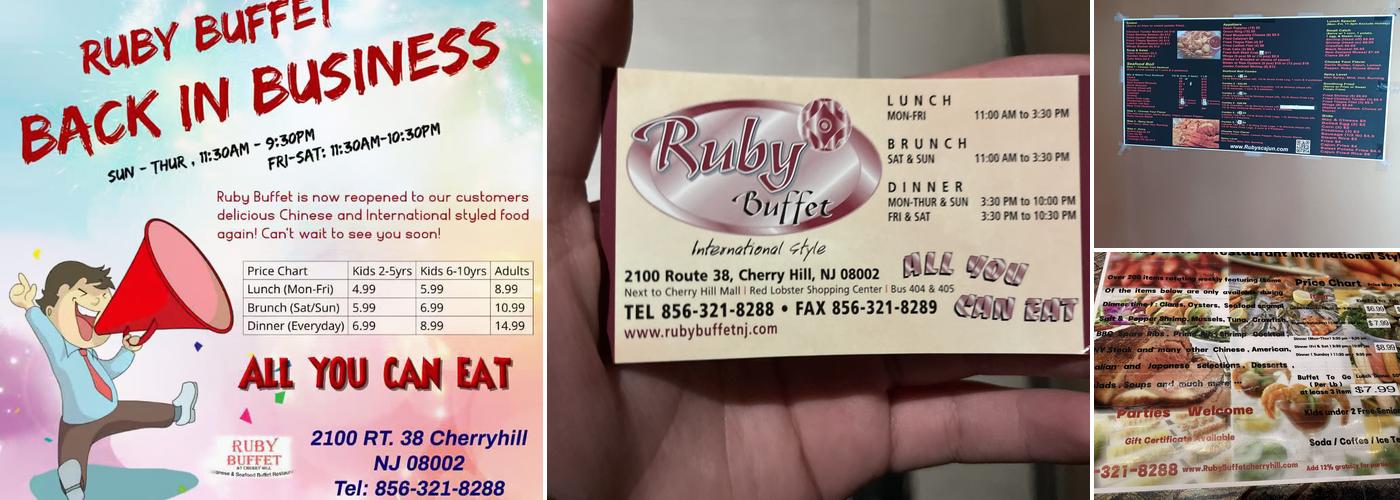 Ruby Buffet Menu