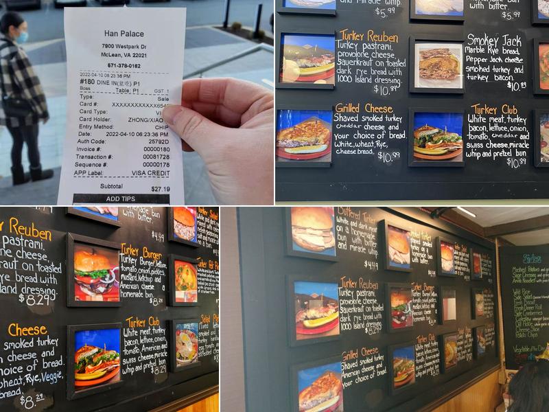 Camp Turkeyville RV Resort Menu