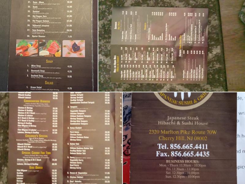 Mikado Japanese Restaurant Menu