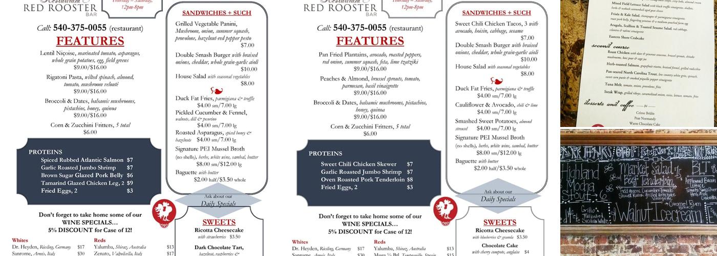 Blue Apron Menu