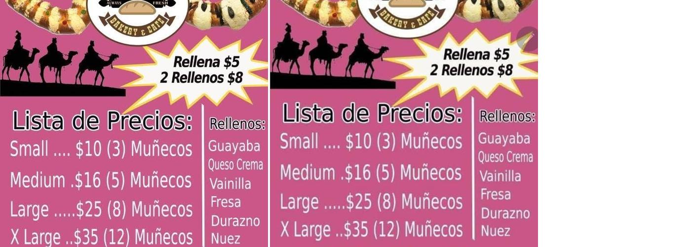 Gerson Bakery & Cafe Menu
