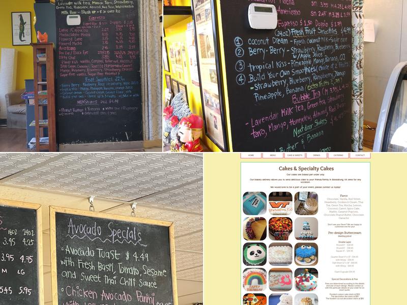 Next Door Bake Shop Menu