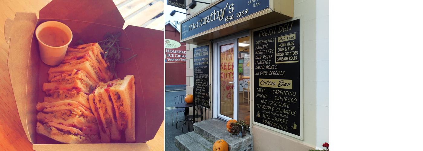 McCarthy's Sandwich & Coffee Bar Menu