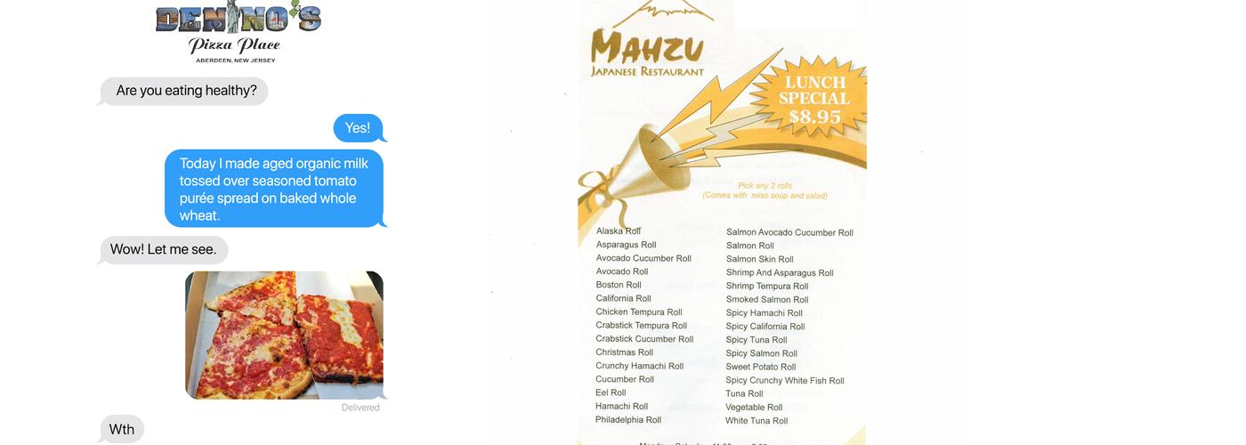 Denino's Pizza Place Menu