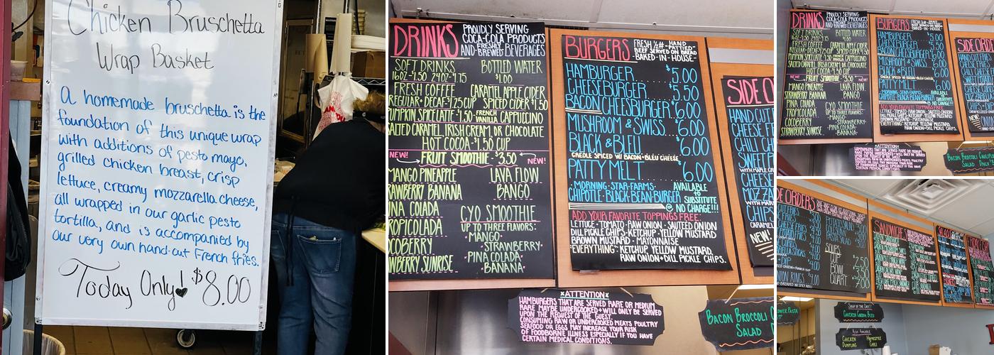 Nicky's Good Eats and Treats Menu