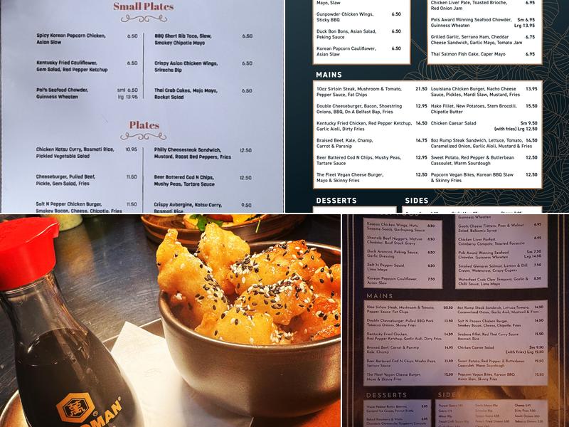 Olderfleet Bar & Lounge Menu