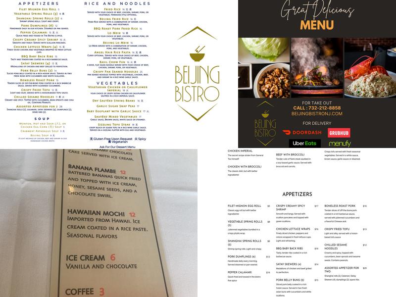 Beijing Bistro Chinese Menu