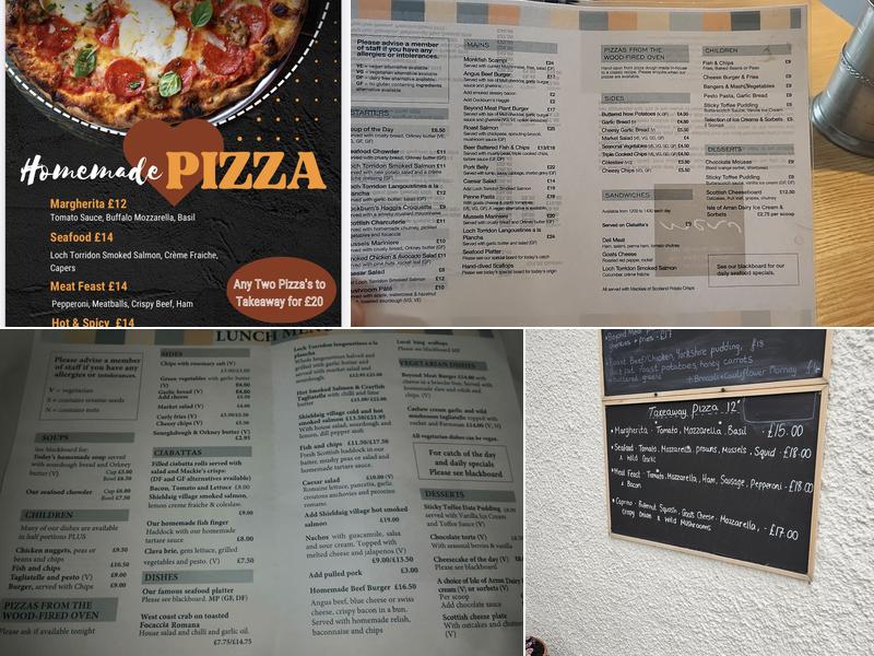 Shieldaig Bar & Coastal Kitchen Menu