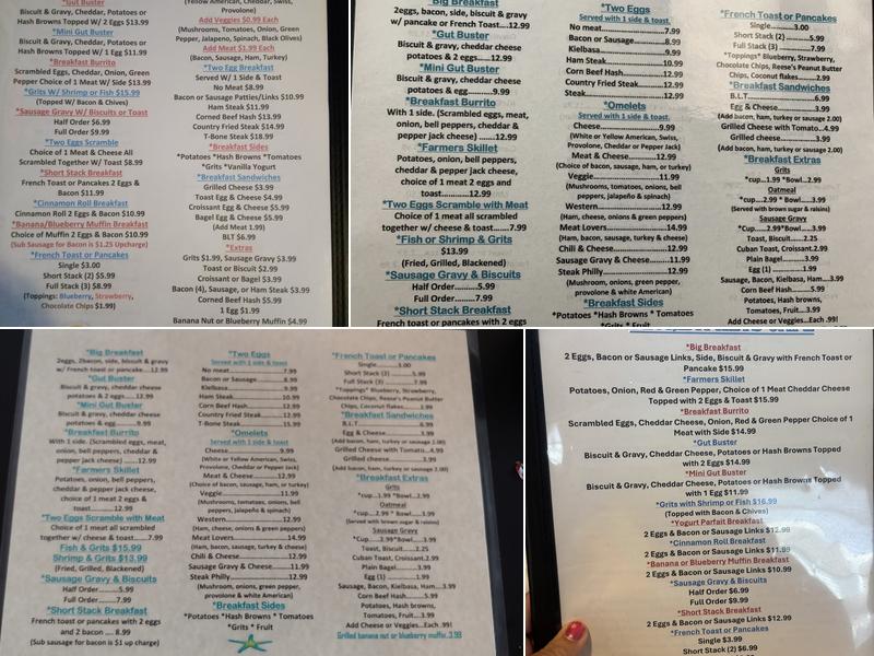 Florida Keys Cafe Menu