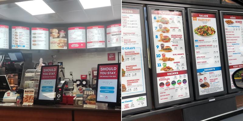 Wendy's Menu