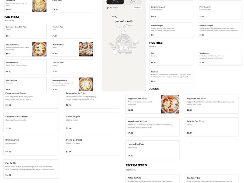 La Tinajita Pizzeria Cubana Menu