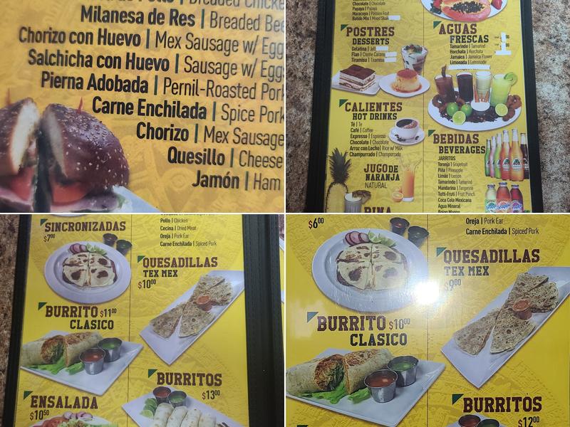 Taqueria Veracruz Menu