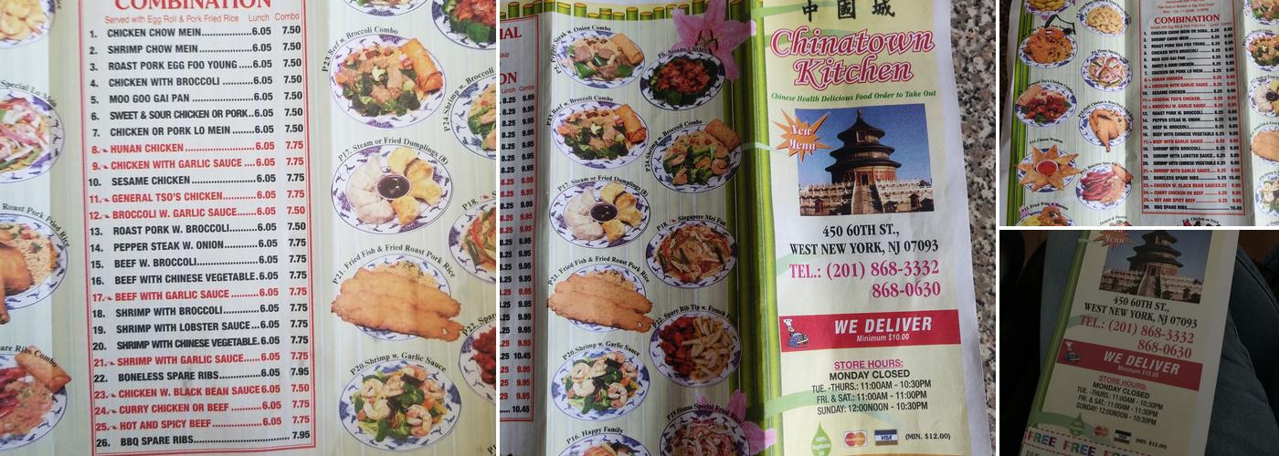 Chinatown Kitchen Menu
