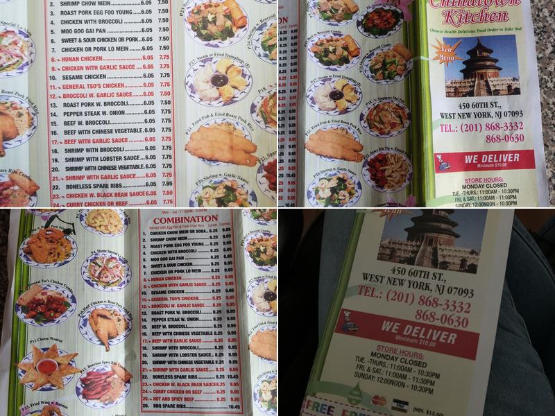 Chinatown Kitchen Menu
