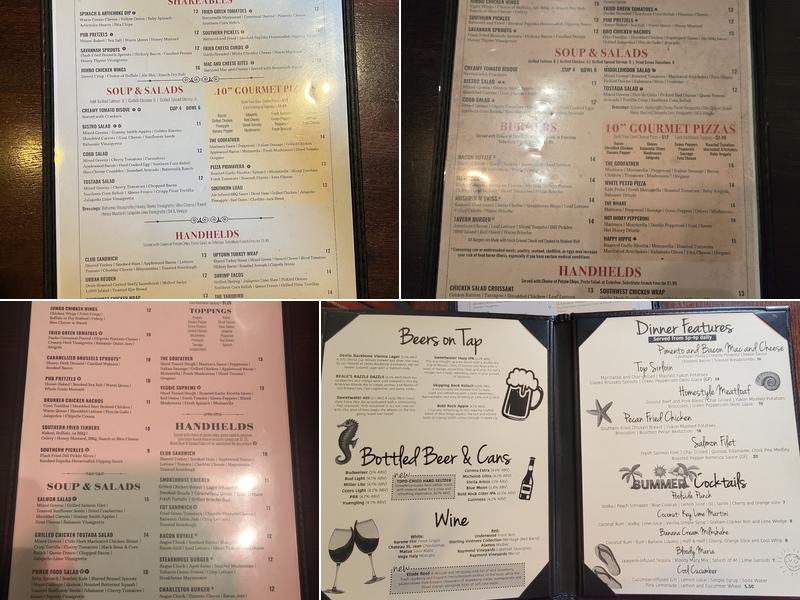 Byers Street Bistro Menu