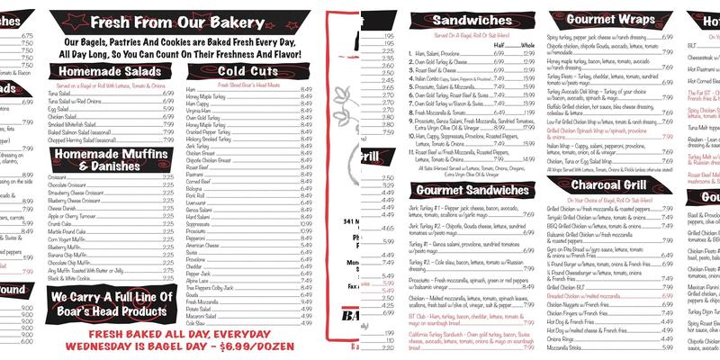 Bagel Time & Deli Menu