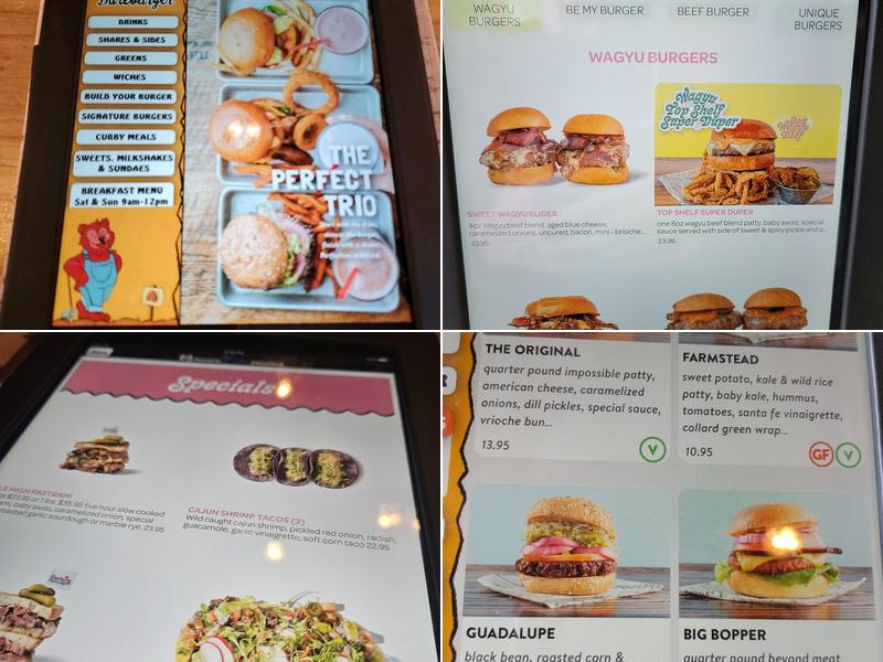 Bareburger Menu