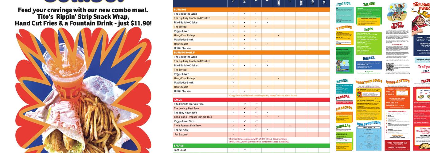 Tito's Burritos & Wings - Summit Menu
