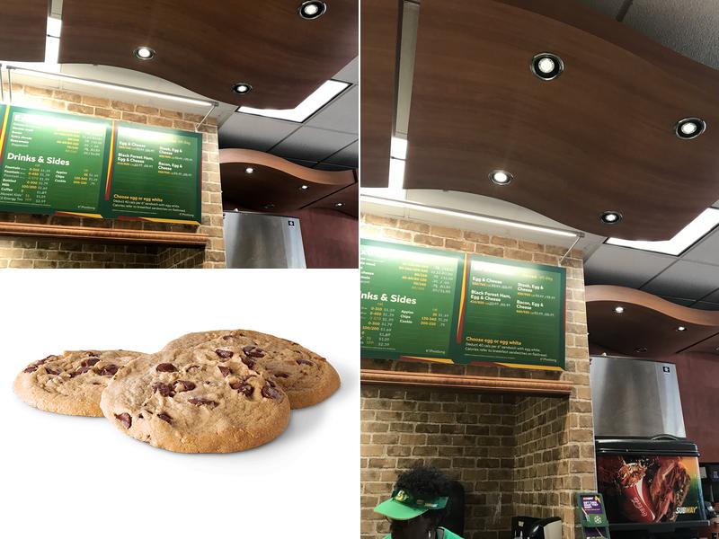 Subway Menu