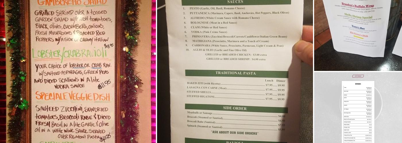 Mama Rosa's Cucina & Pizzeria Menu