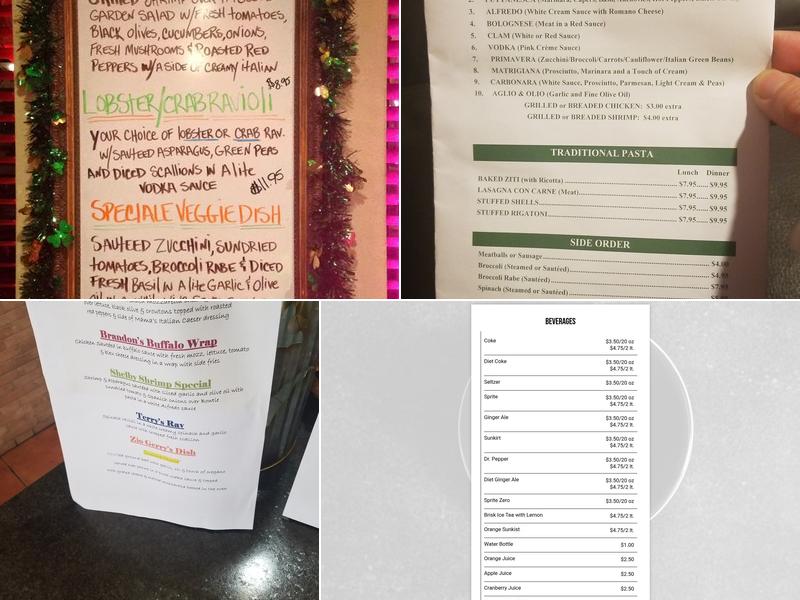 Mama Rosa's Cucina & Pizzeria Menu