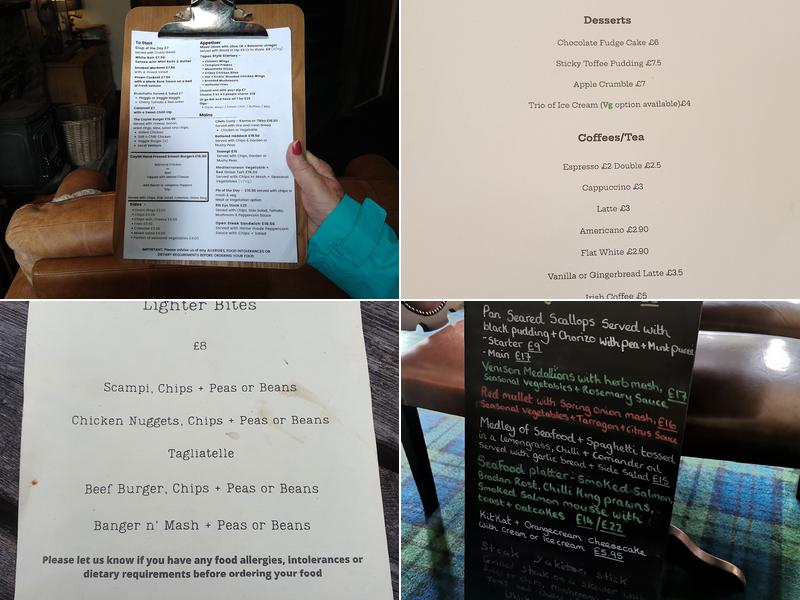 The Coylet Inn Menu