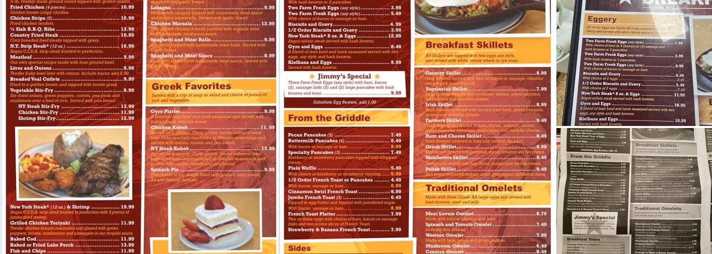 Red Star Diner Menu
